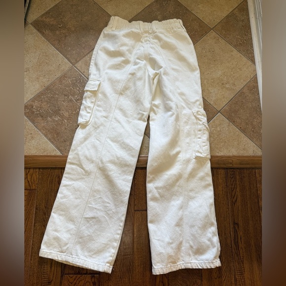 BDG RAE CARPENTER CARGO URBAN OUTFITTERS WHITE BAGGY WIDE LEG SIZE 29 - Picture 4 of 11